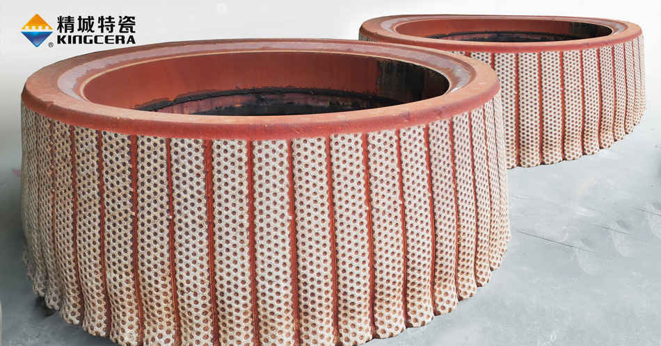 ZTA陶瓷顆粒復合磨輥